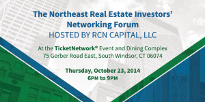 RCN Capital to Host the 2nd Northeast Real Estate Investors’ Networking Forum