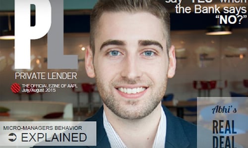 Matt Ferrigno Featured in AAPL's Private Lender E-Zine