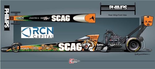 RCN Capital to Be Major Associate Sponsor of SCAG Racing Top Fuel Dragster at NHRA Carolina Nationals